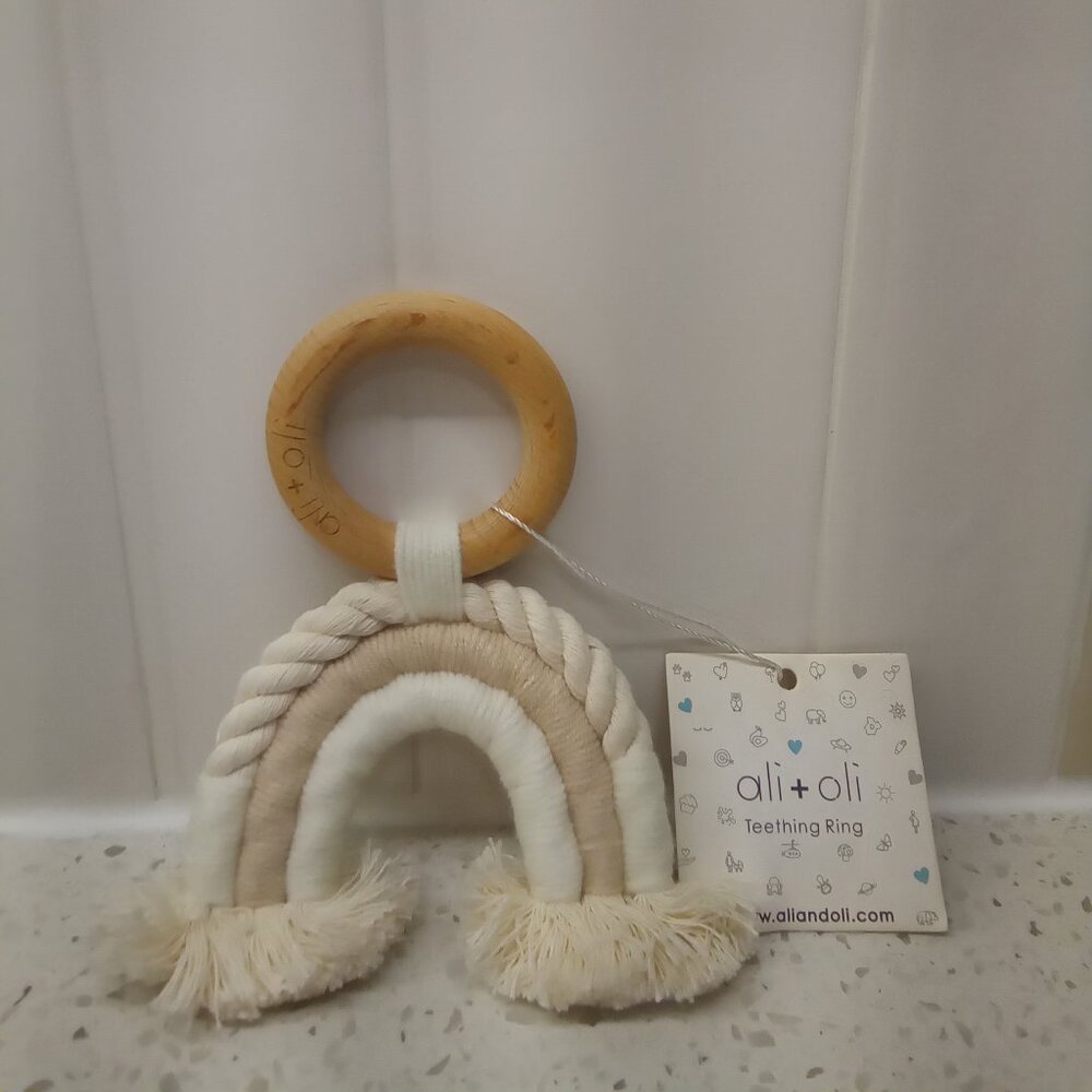 Ali+oli baby girl teething raddle!